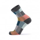 Cotton Medium Tube Classic Plaid Socks For Men
