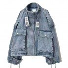 Winter New Large Women's Fat Denim Coat