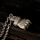 A Fist Necklace With Brave Personality