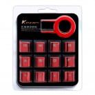 12-key Double-injection Injection Backlit Electroplated Mechanical Key Cap